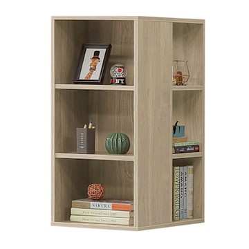 文創集 蘿克1.3尺開放式桌上書架/收納櫃-39x57x83cm免組