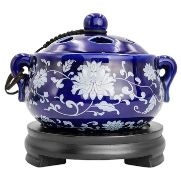 財神小舖 電子薰香爐 TCL-4001 雙耳景泰藍  1個