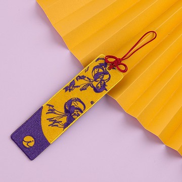 【刺繡書籤】 紫色花 Purple flower
