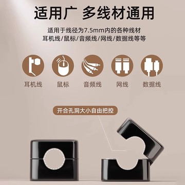 隔日到店👍磁吸式固定器 電線固定器 充電線收納 磁吸理線器 固線器 整線器 整線扣 收線器 集線器 桌面理線器 線材整理