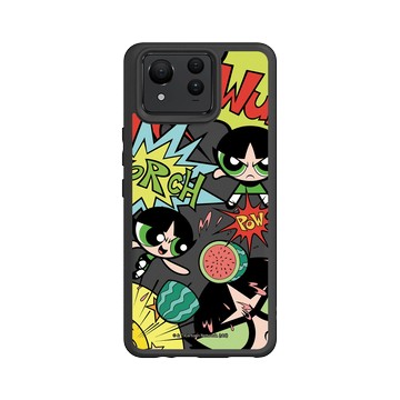 Zenfone 11 Ultra SolidSuit 黑 - The Powerpuff Girls 飛天小女警 - 毛毛