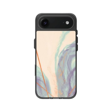 iPhone Air Clear (相機按鈕) 酷墨灰 - 石紋與渲染 / Marble & Dreamy Gradient - 幻境