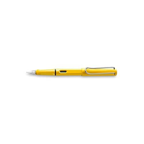 LAMY ラミー 万年筆 ペン先EF(極細字 サファリ イエロー L18-EF 両用式 コンバーター別売 輸入品