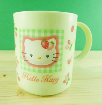 【震撼精品百貨】Hello Kitty 凱蒂貓 杯子 綠草莓 震撼日式精品百貨