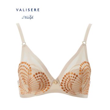 黛系列刺繡薄紗透氣薄款鋼圈支撐文胸16-8490