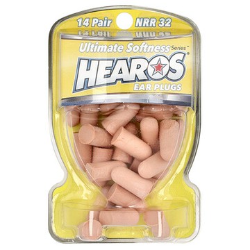 Hearos, 超軟系列™ 耳塞，黃色，NRR 32，14 對
