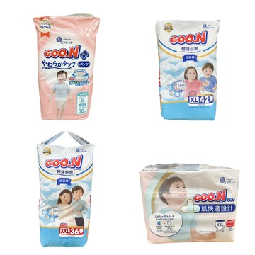 〔即期特賣〕GOO.N 大王 日本大王 輕薄舒爽 12小時超吸收 柔觸肌 肌快適褲型 褲型紙尿褲 紙尿褲 尿布 整袋販售