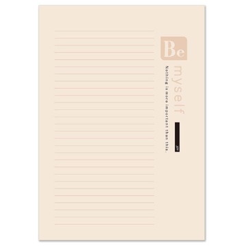 Be Myself 16K特厚橫格