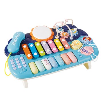 PLAYFUL TOYS 頑玩具 電話敲琴 12PCS GU-YL512  藍色  44 x 10 x 28cm  1個
