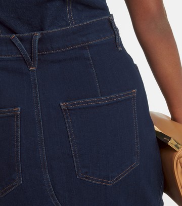 Veronica Beard Breves denim midi skirt