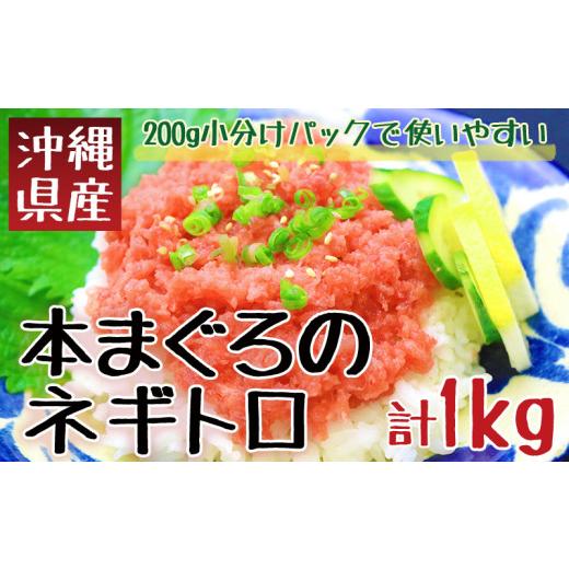 ふるさと納税 沖縄県 糸満市 沖縄県産　本まぐろネギトロ　1kg（200g×5パック）