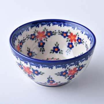 波蘭陶 野莓物語系列 日式飯碗 12cm 波蘭手工製