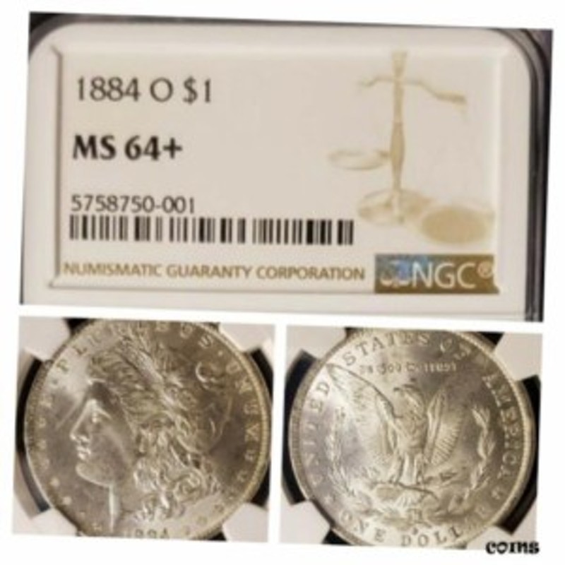 品質保証書付】 アンティークコイン NGC PCGS VERY NICE 1884-O Morgan