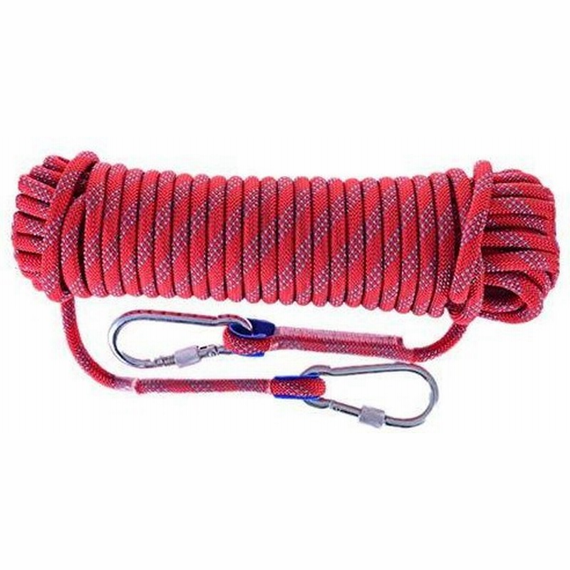 ロープ 10mm 耐荷重2100kg 10m m 30m 50m ガイロープ キャンプ カラビナ付き テントロープ 防災 安全 補助 アウトドア活 通販 Lineポイント最大0 5 Get Lineショッピング