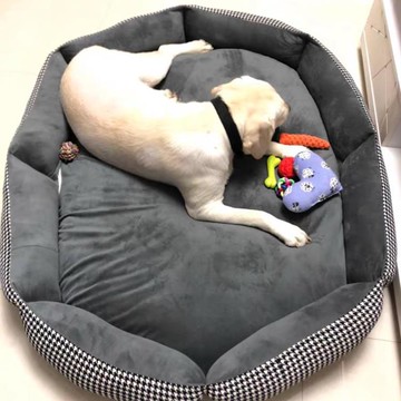 狗窝可拆洗金毛窝萨摩耶拉布拉多阿拉斯加大型犬窝狗床狗垫子四季 幸福驛站