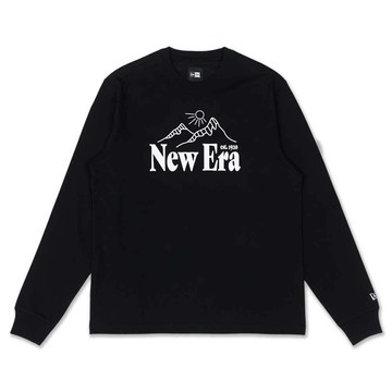 NEW ERA 男女 長袖上衣 MOUNTAIN LOGO NEW ERA NE13957295