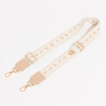 PLAYBOY - PLAYBOY織帶背帶 背帶系列 - 卡其色