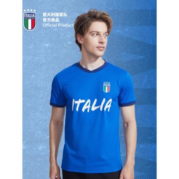 【官方正版】意大利國家隊 | 時尚復古字母速干運動透氣球迷