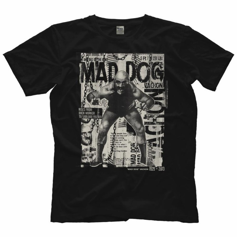 マッドドッグ・バション Tシャツ「MAD DOG VACHON Unleashed Tシャツ 