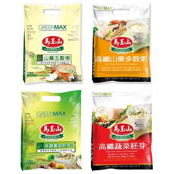 【啾啾蛋小舖】單包售/散裝。馬玉山。山藥粥.胚芽系列(山藥五穀粥/高纖山藥多穀粥/高纖蔬菜胚芽/多蔬黃金胚芽E)