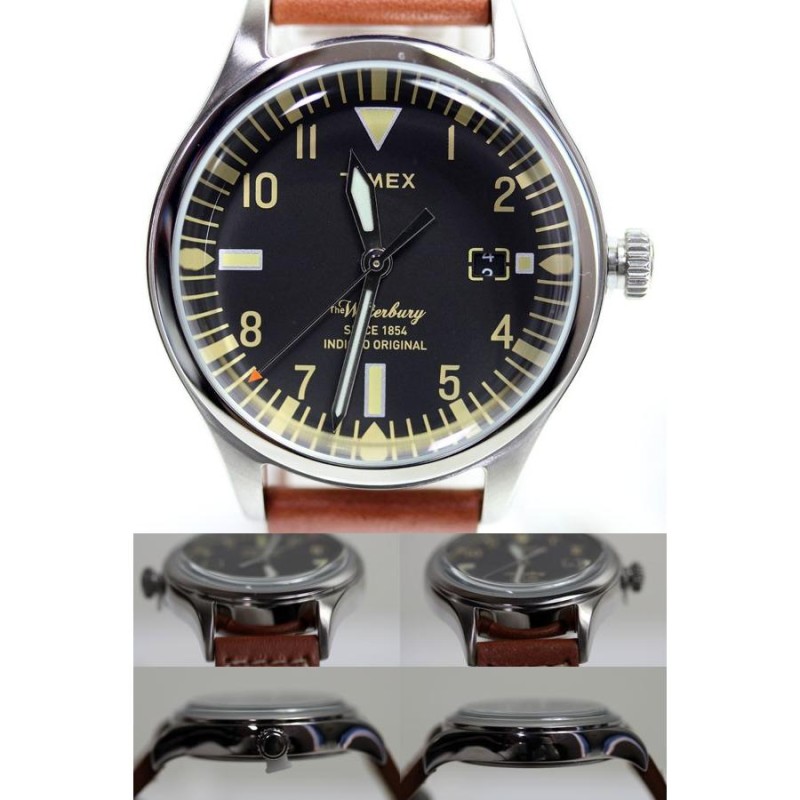 TIMEX/タイメックスウォーターベリー Red Wing Shoe Leather 38mm 黒文字盤 TW2P84600  腕時計あすつく/MT1941/新品・未使用品 | LINEブランドカタログ