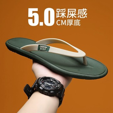 【全網最低價】#涼拖鞋#嚴選【軟底防滑】人字拖男夏季個性外穿防滑軟底夾腳運動拖鞋戶外越南海邊沙灘涼鞋創新