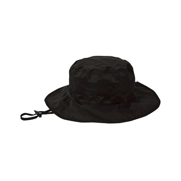 日本KiU 428-900 黑色 抗UV透氣防水遮陽帽, 便利收納, 防風帽帶(男女適用)