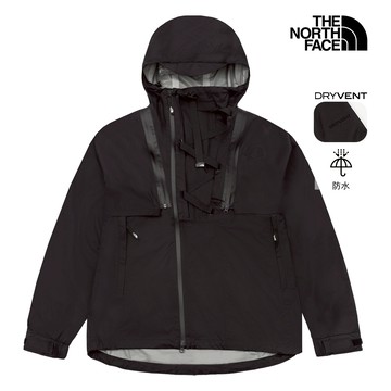 UE男款黑色DRYVENT防水兩穿式衝鋒衣｜8F6HJK3