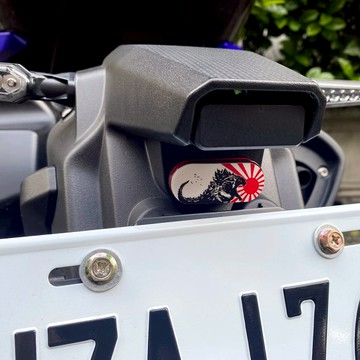 反光屋FKW DRG2 DRG二代 fiddle158 車貼 哥吉拉 小橢圓形反光片 3M背膠 機車貼紙