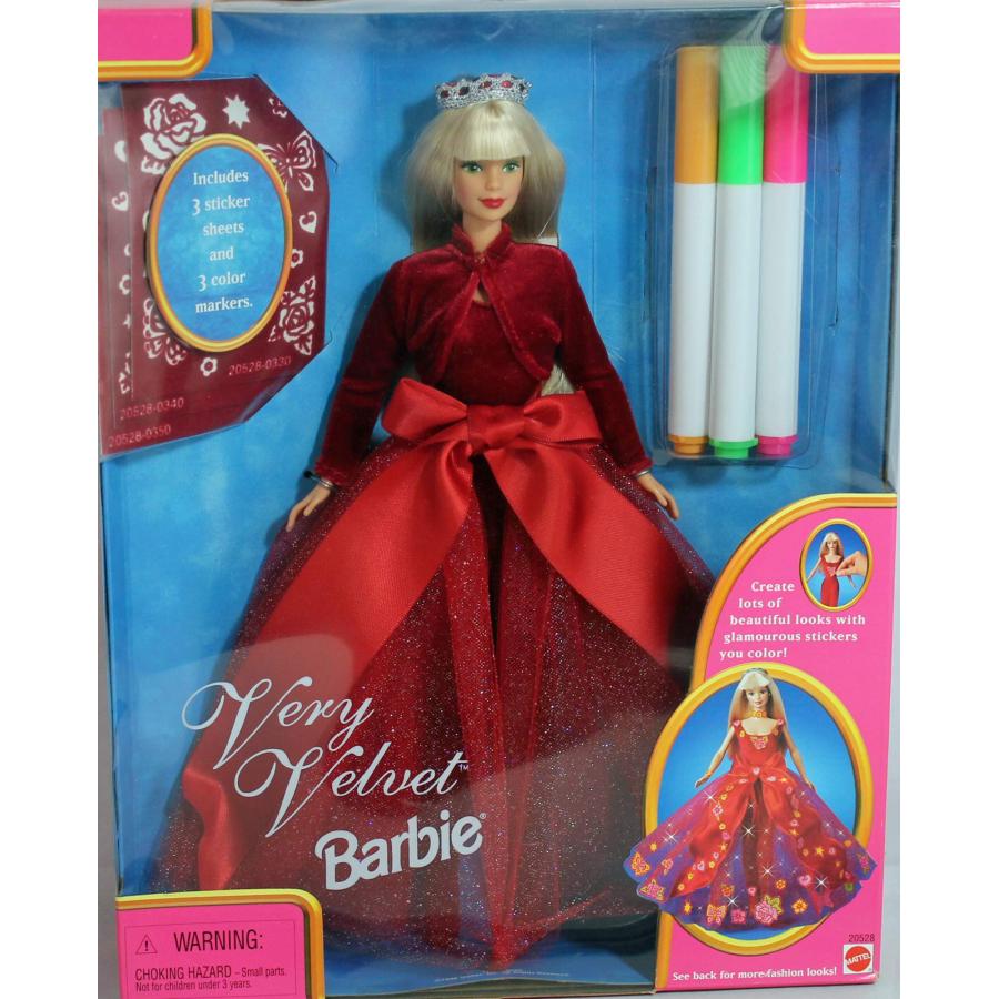 Very Velvet Barbie Doll Gift Set並行輸入