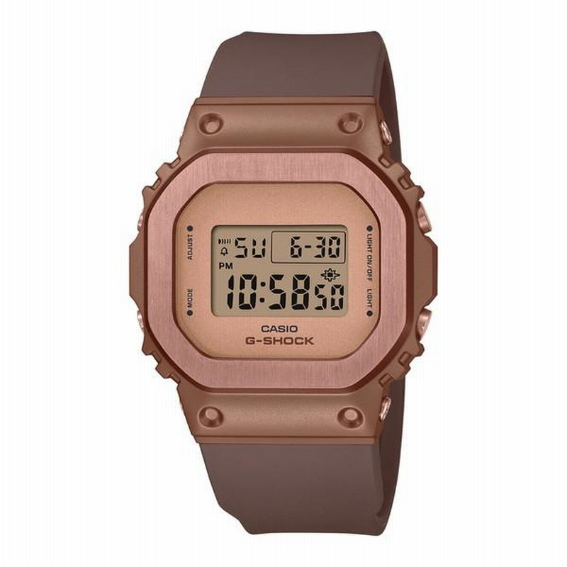 G-SHOCK デジタル腕時計 ブラウン/ベージュ G-SHOCK GM-S5600BR-5JF 腕時計 レディース メンズ ユニセックス