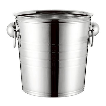 不鏽鋼冰桶 銀色  5L  1個