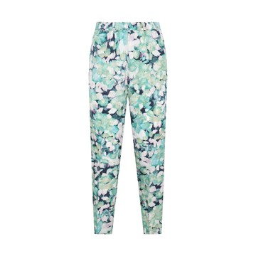 Dries Van Noten - Turquoise And Blue Floreal Pants