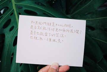 荒涼也是一種生命的風景 文字明信片 青青的島