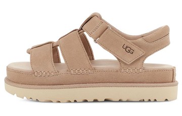 WMNS GOLDENSTAR STRAP PLATFORM SANDAL DRIFTWOOD