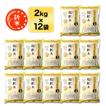 新米 令和5年(2023年)産 有機JAS認定 有機米の達人 石井稔さんのひとめぼれ 24kg(2kg×12袋)