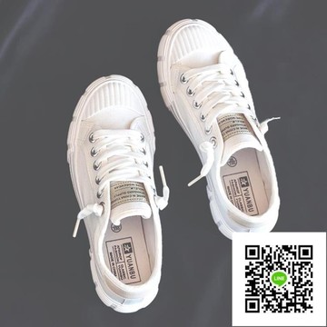 小白鞋 小白鞋子女加絨秋冬百搭新款韓版帆布鞋學生平底休閒運動板鞋 歐歐流行館