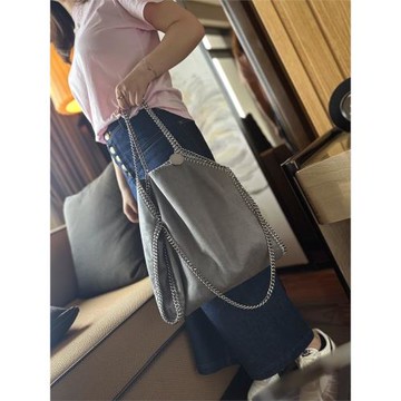 經典stella鏈條大包單肩手提托特包休閑百搭三鏈包包