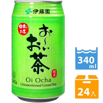 伊藤園  綠茶340 (340mlx24入)