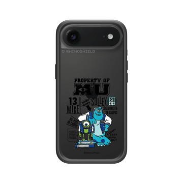 iPhone Air Mod NX -邊框背蓋組合 (相機按鈕) 黑 - 迪士尼-皮克斯 PIXAR - Monster University 復古風