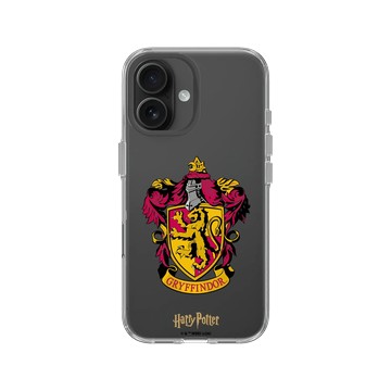 iPhone 16 Clear Case（相機按鈕） 透明 - 哈利波特 Harry Potter - 哈利波特-葛萊分多學院徽章