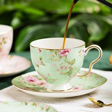 英式咖啡杯碟套裝家用下午茶茶具杯子水杯骨瓷陶瓷馬克杯女士