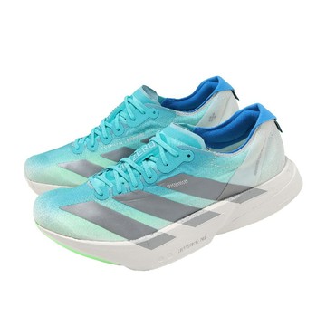 競速跑鞋 Adizero Adios Pro 4 M 男鞋 藍 灰 避震 慢跑鞋 JS2579