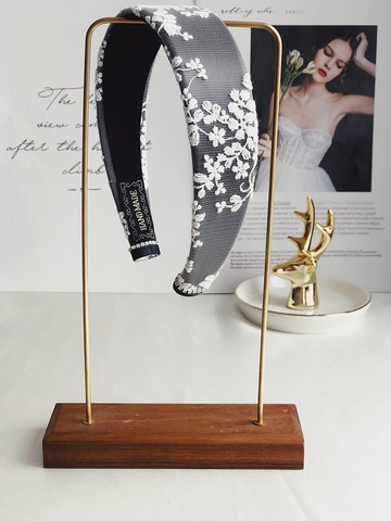 原創浮雕款黑白風格髮箍