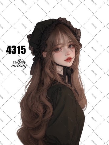 original sticker no.4315 人物貼紙 原創貼紙 原創人物貼紙 裝飾貼紙 cotton melody