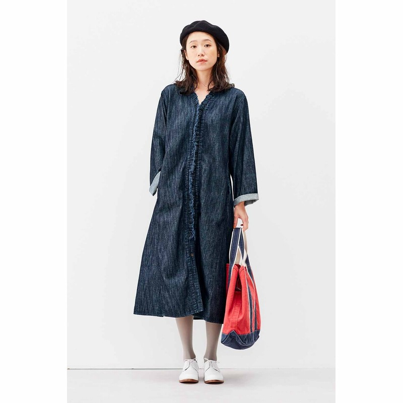 REMI RELIEF アパルトモン デニムワンピース S インディゴ REMI RELIEF アパルトモン デニムワンピース S インディゴJIMMY