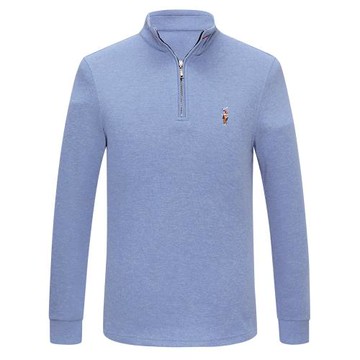 高爾夫球服裝半高領長袖T恤立領休閑運動golf男裝POLO衫體恤品牌