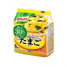 クノール(R) ふんわりたまごスープ塩分30%カット5食入×10個セット