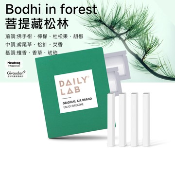 Daily Lab LQ 小金條系列車載香氛香片替換裝補充包(4片裝)菩提藏松林