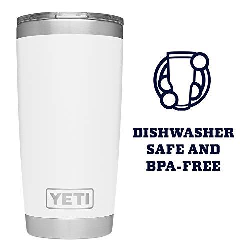 YETI Rambler 20オンス タンブラー ステンレススチール 真空断熱 MagSlider蓋付き